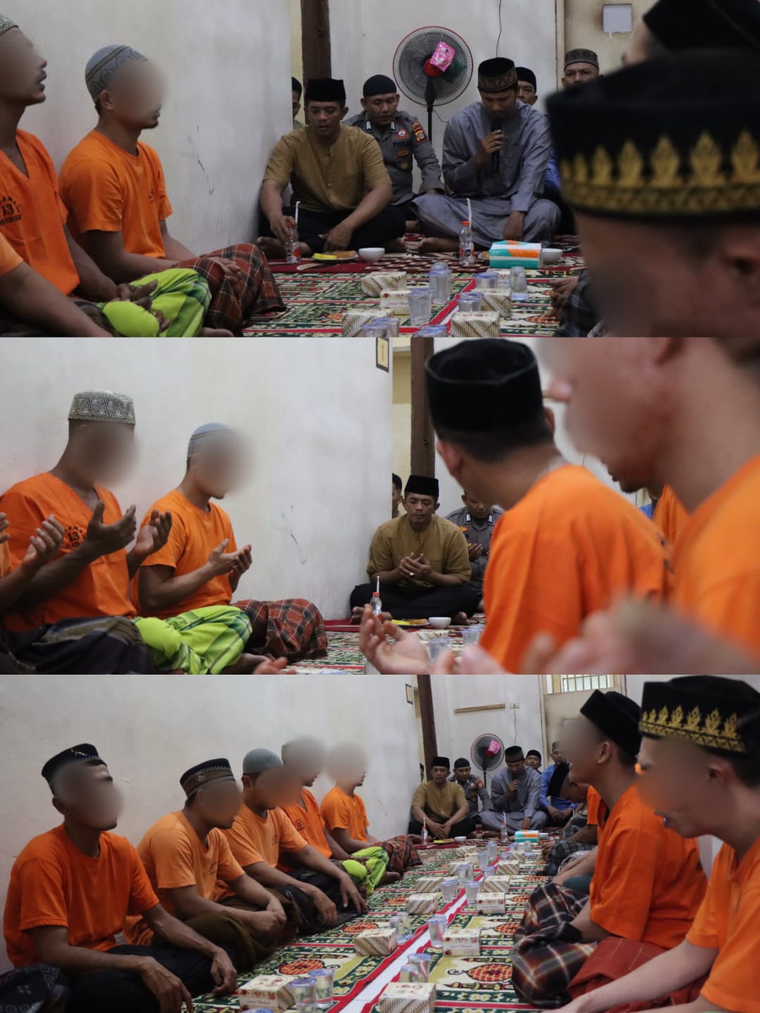 Turut Berdukacita, Sattahti Polres Aceh Selatan Gelar Tahlillan dan Doa Bersama