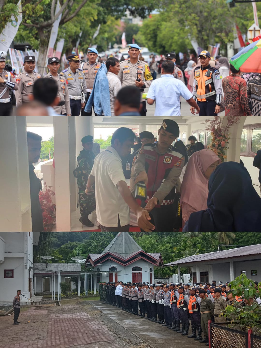 Polres Aceh Selatan Laksanakan Pengamanan Pelantikan Anggota DPRK Aceh Selatan Terpilih Periode 2024-2029