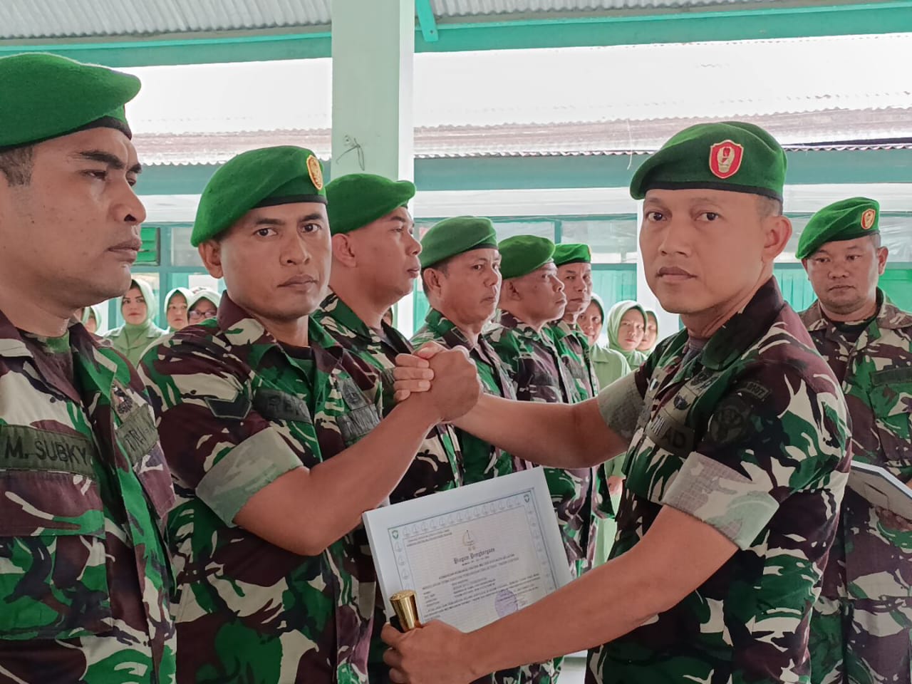 Dandim Aceh Selatan Sambut Personel Baru dan Lepas Prajurit Purna Tugas