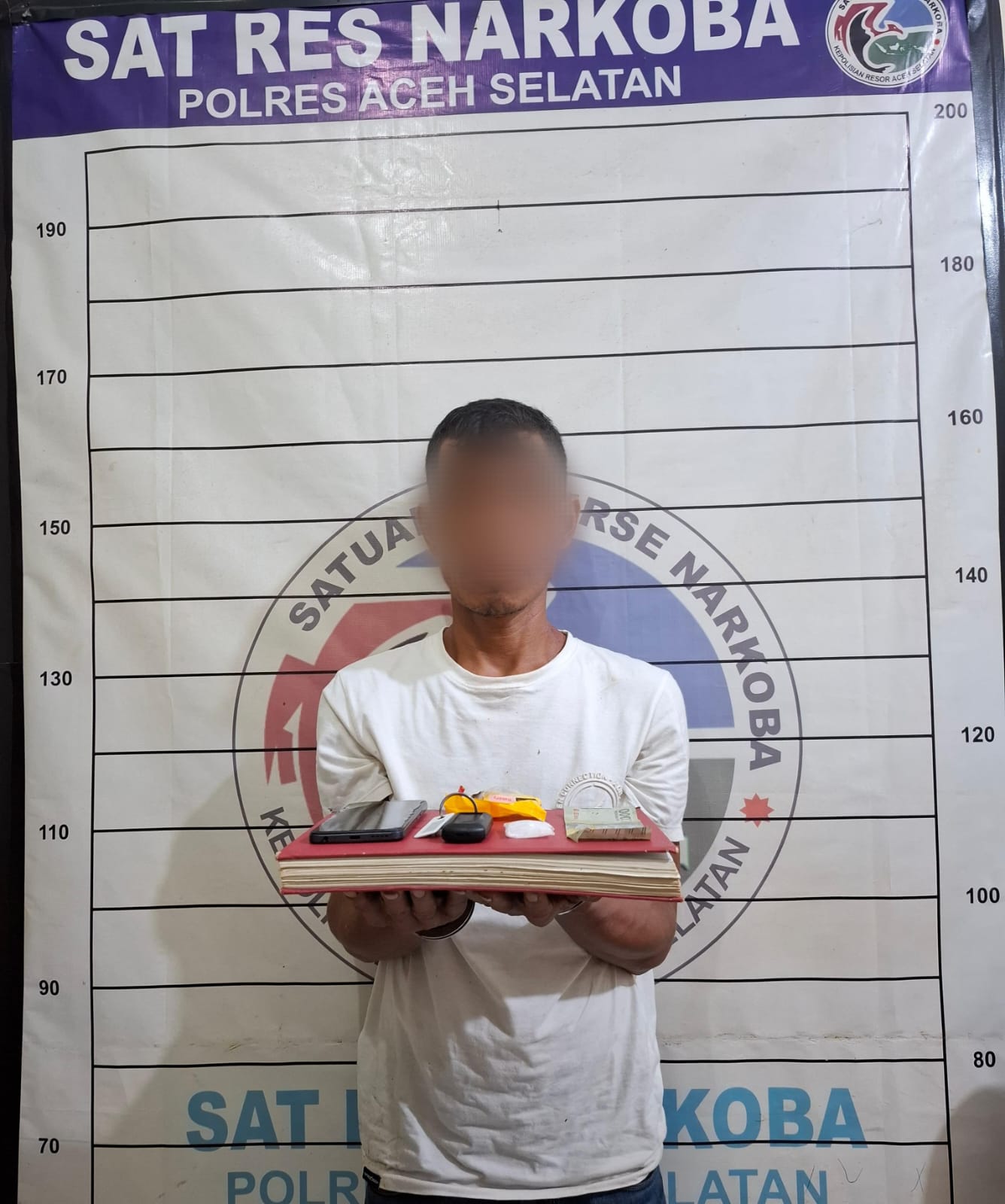 Sat Resnarkoba Polres Aceh Selatan Ungkap Kasus Narkotika, Seorang Pria Ditangkap