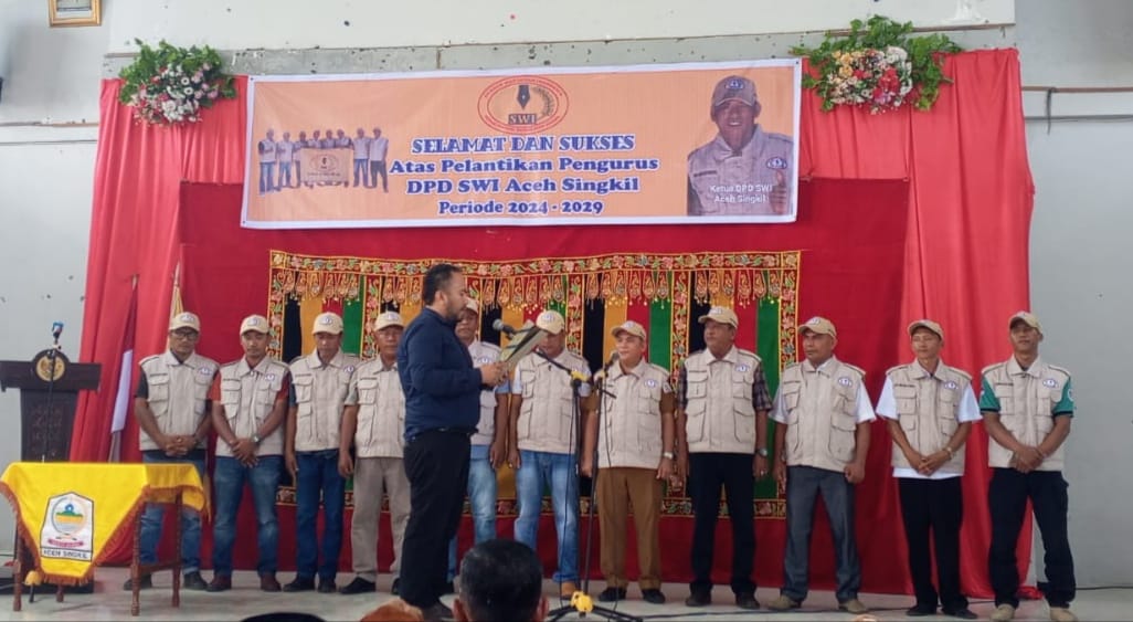 Usai Dilantik, Pengurus SWI Aceh Singkil Diminta Mengedepankan Kode Etik Jurnalis