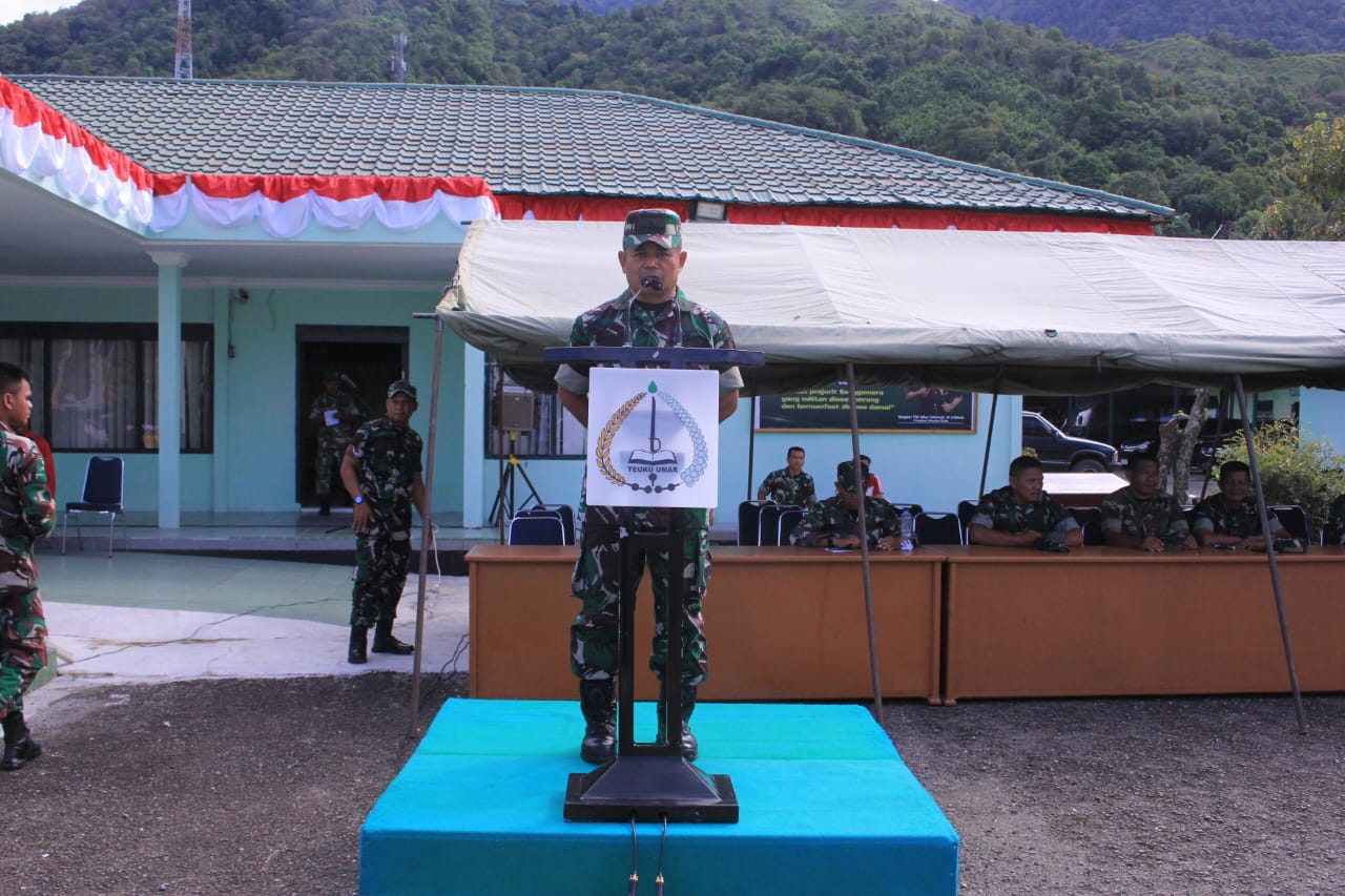 Kasdim 0107/Aceh Selatan Secara Resmi Membuka Kegiatan Lomba PBB Tingkat SMA dan SMP Sederajat Memperebutkan Piala Panglima TNI