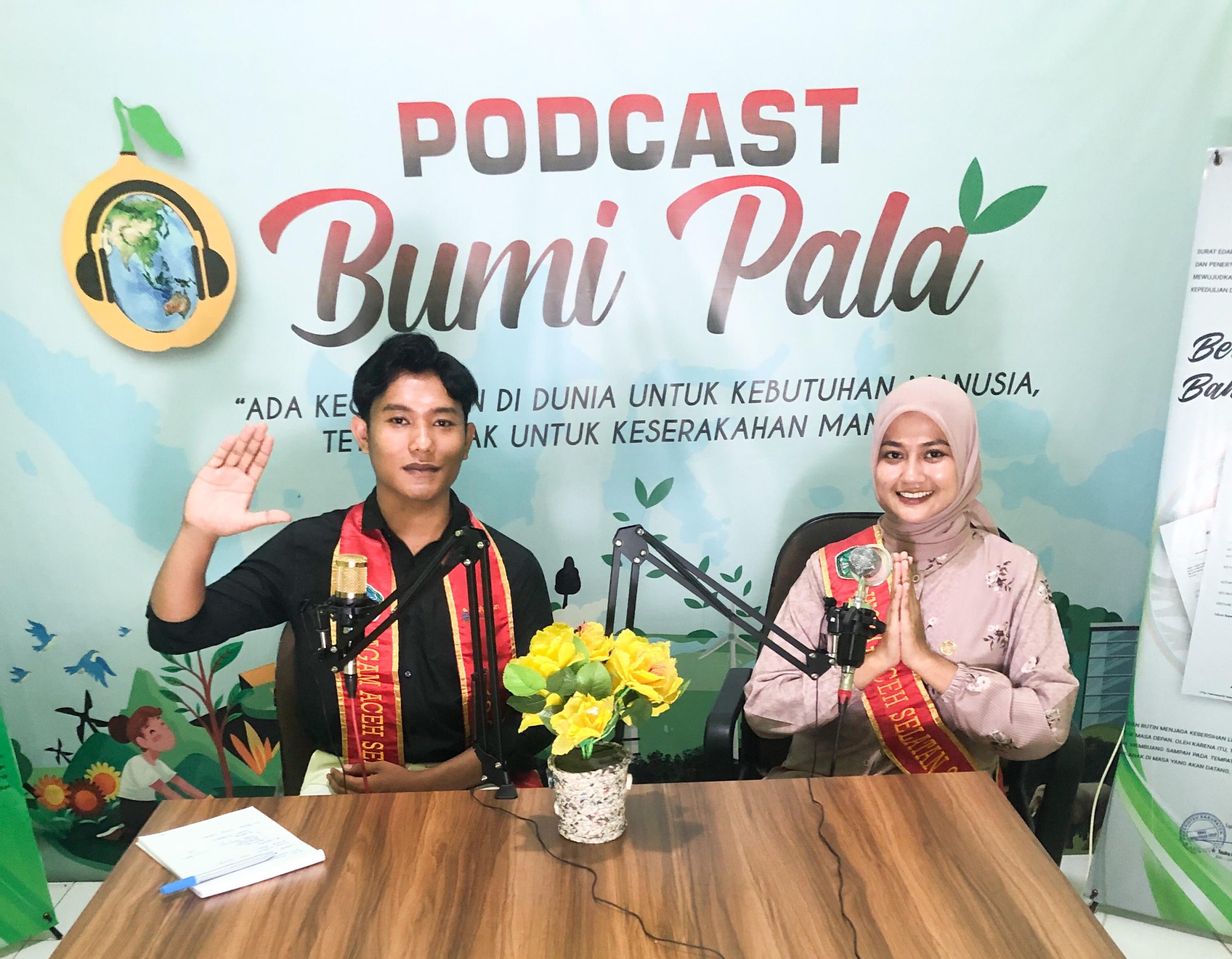 Tingkatkan Kesadaran Akan Pentingnya Menjaga Lingkungan Untuk Pariwisata Berkelanjutan, Agam Inong Aceh Selatan Hadiri Podcast di Bumi Pala