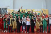 Team Sepak Takraw Jawa Timur dan Sulsel Sabet Emas Nomor Regu Putri dan Putra