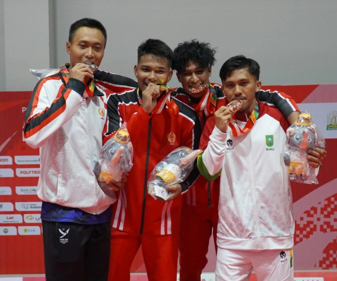 Atlet Anggar Aceh Raih Emas Pertama Kategori Sabel Perorangan Putra