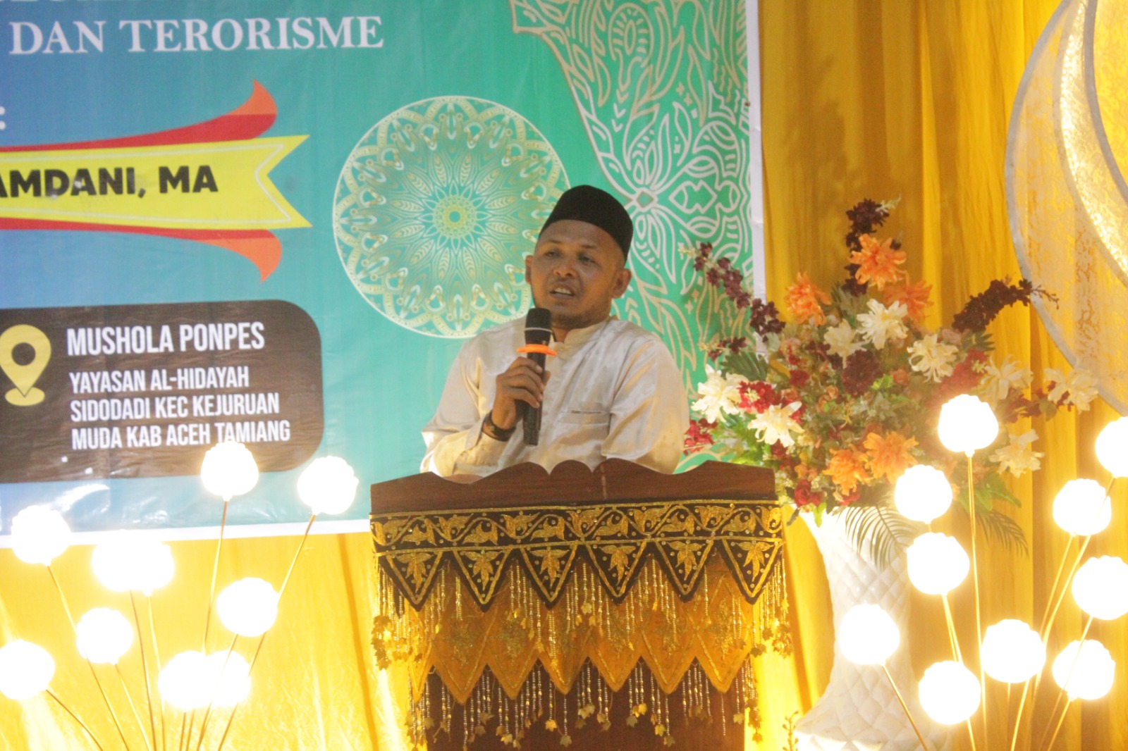 Cegah Pemahaman Intoleransi dan Radikalisme, Pengurus Ponpes Al Hidayah, Sidodadi, Aceh Tamiang Gelar Pengajian Umum