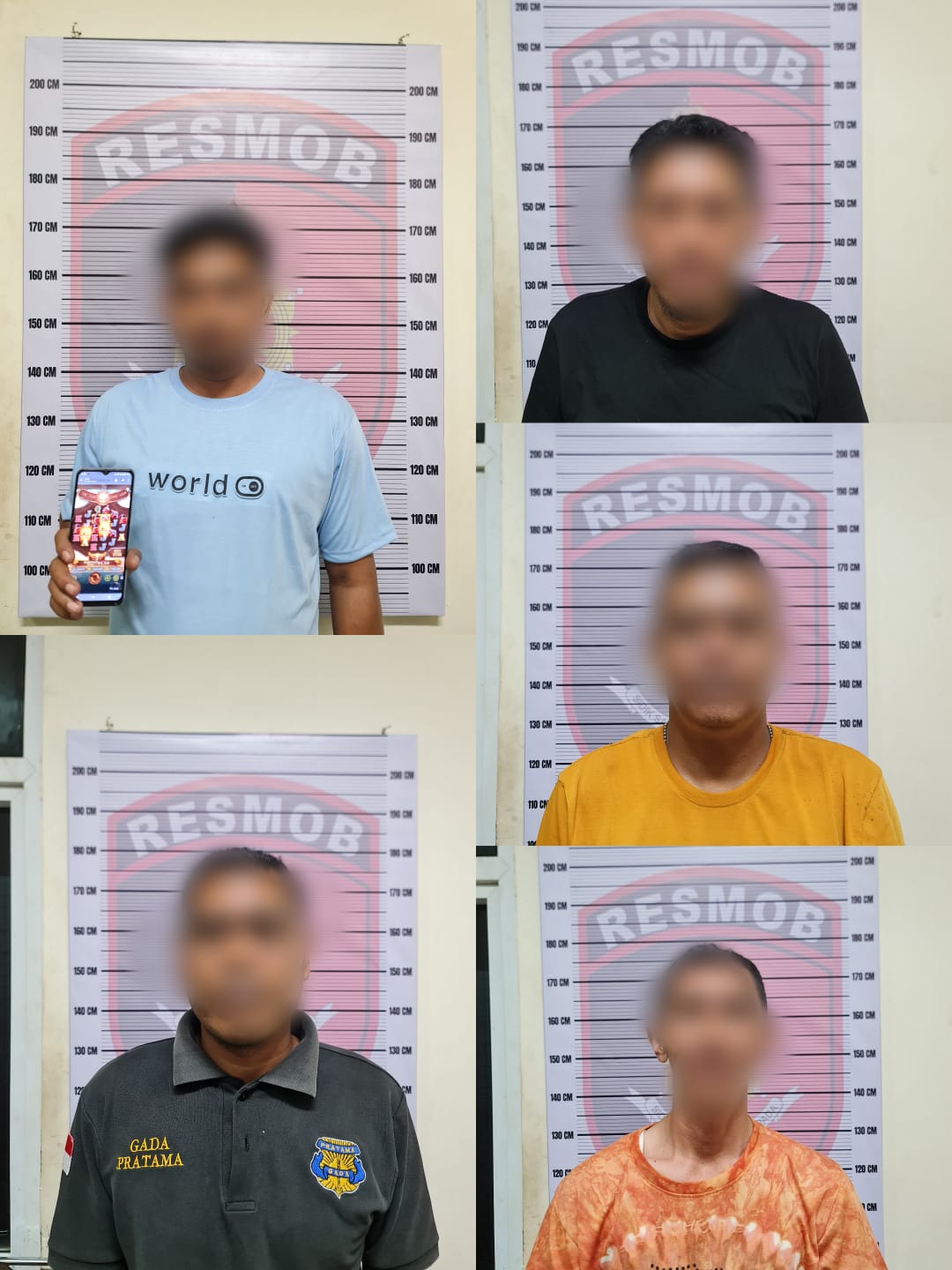 Satreskrim Polres Aceh Selatan Amankan 5 Pelaku Judi Online