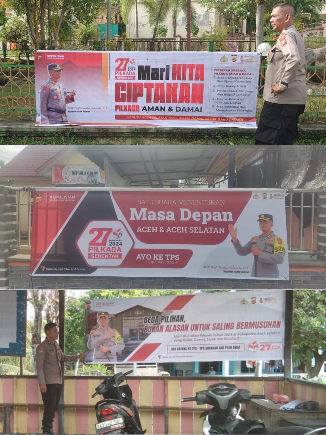 Kapolres Aceh Selatan Ajak Warga Ciptakan Pilkada Damai dan Kondusif