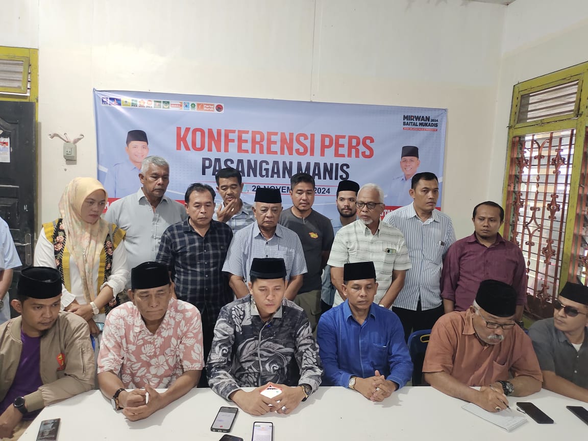 Pasangan MANIS Gelar Konferensi Pers, Setelah Raih Suara Tertinggi Pada Pilkada Aceh Selatan