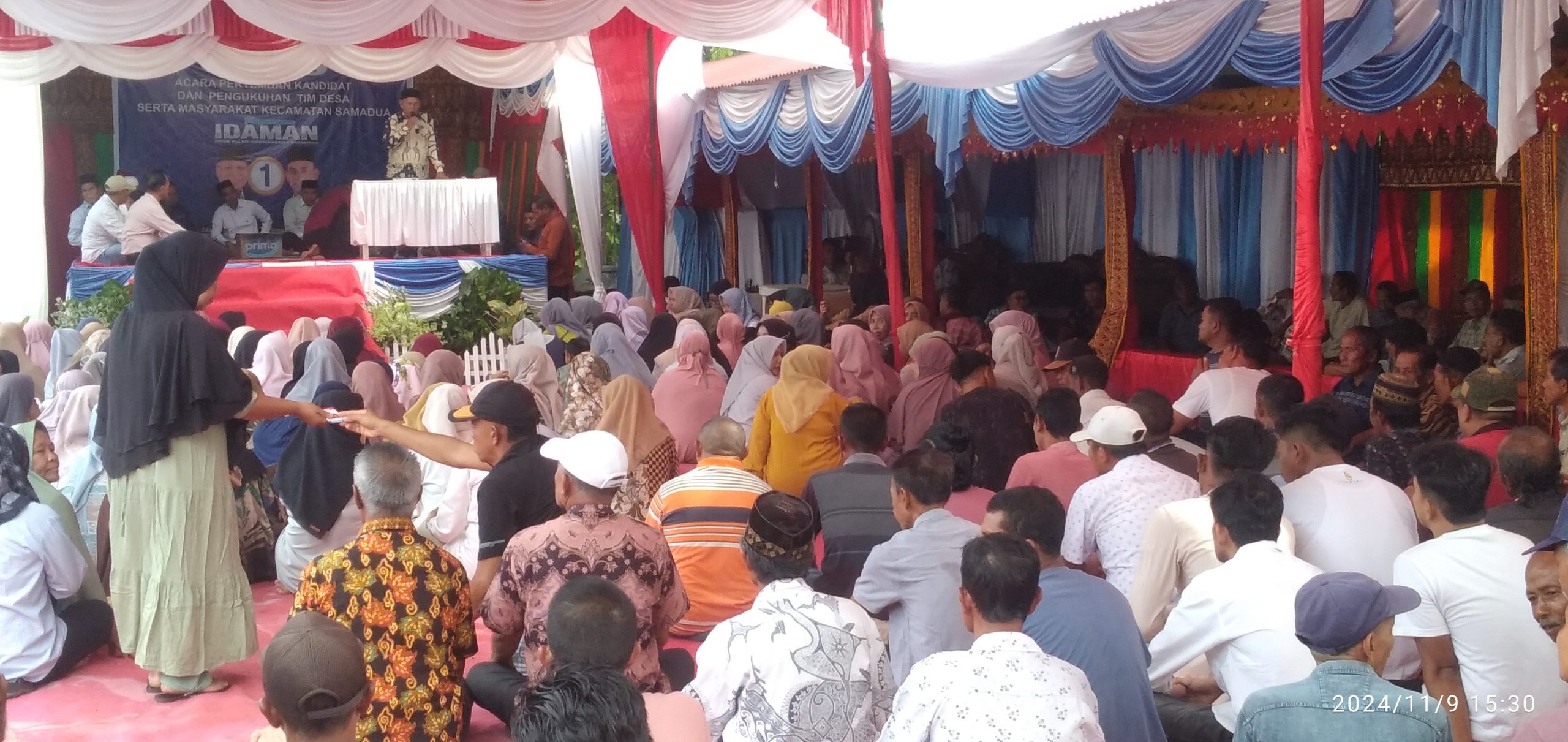 Pengukuhan Tim IDAMAN Kecamtan Samadua dihadiri Ribuan Masa Pendukung & Simpatisan