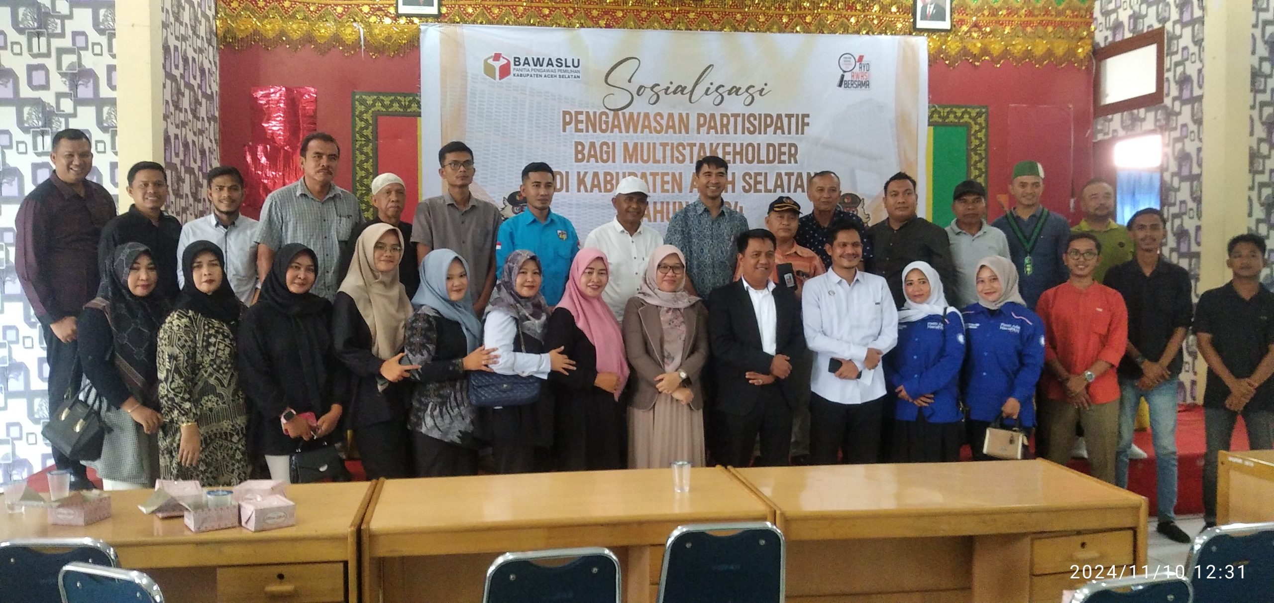 Jelang Pilkada, Bawaslu Aceh Selatan Gelar Sosialisasi Pengawasan Partisipatif