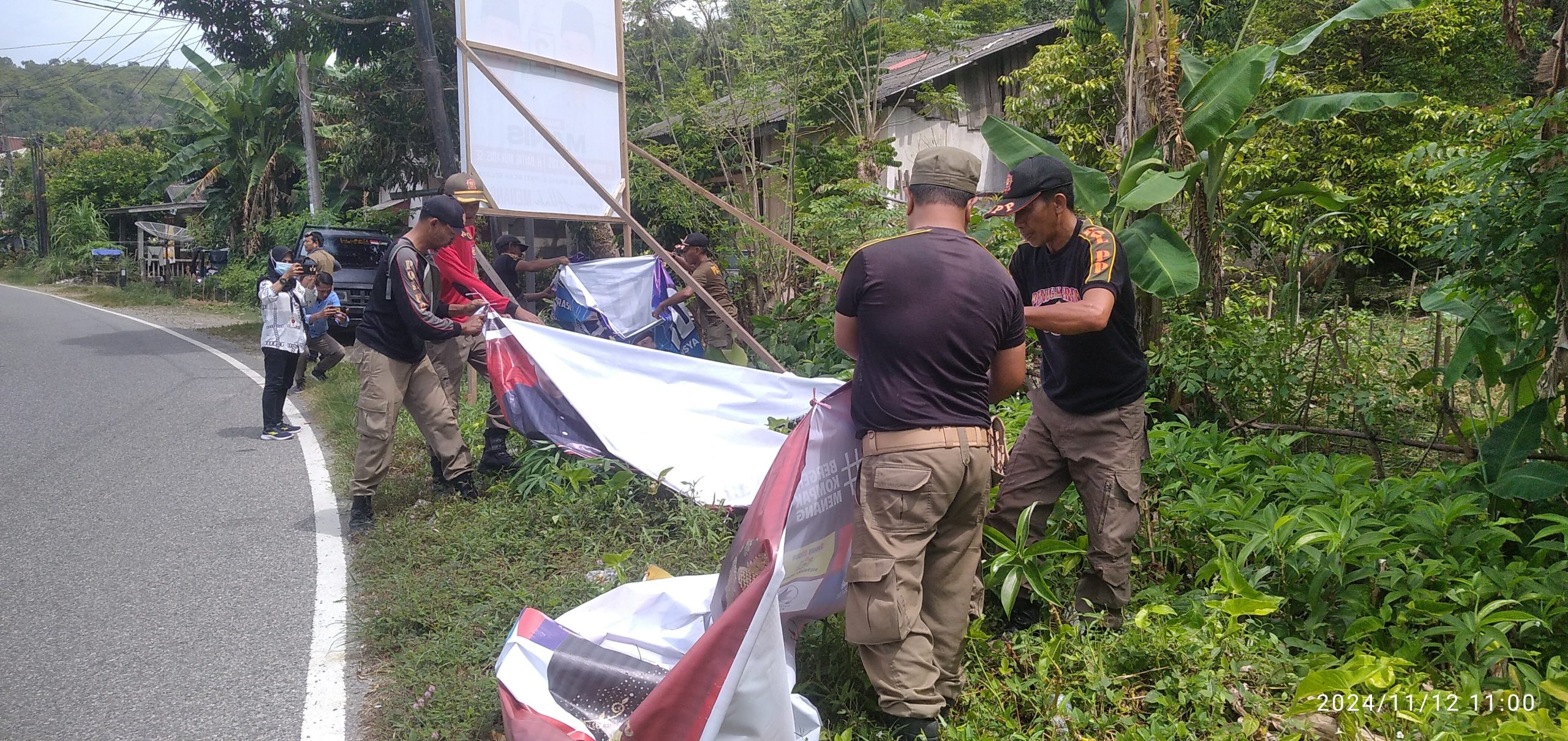 Panwaslih Aceh Selatan Amankan 528 APK Yang Langgar Aturan PKPU Nomor 13