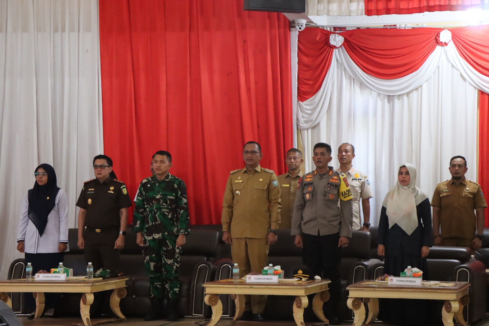 Kapolres Hadiri pembukaan Rapat Pleno Rekapitulasi penghitungan perolehan suara Pilkada Kabupaten Aceh Selatan