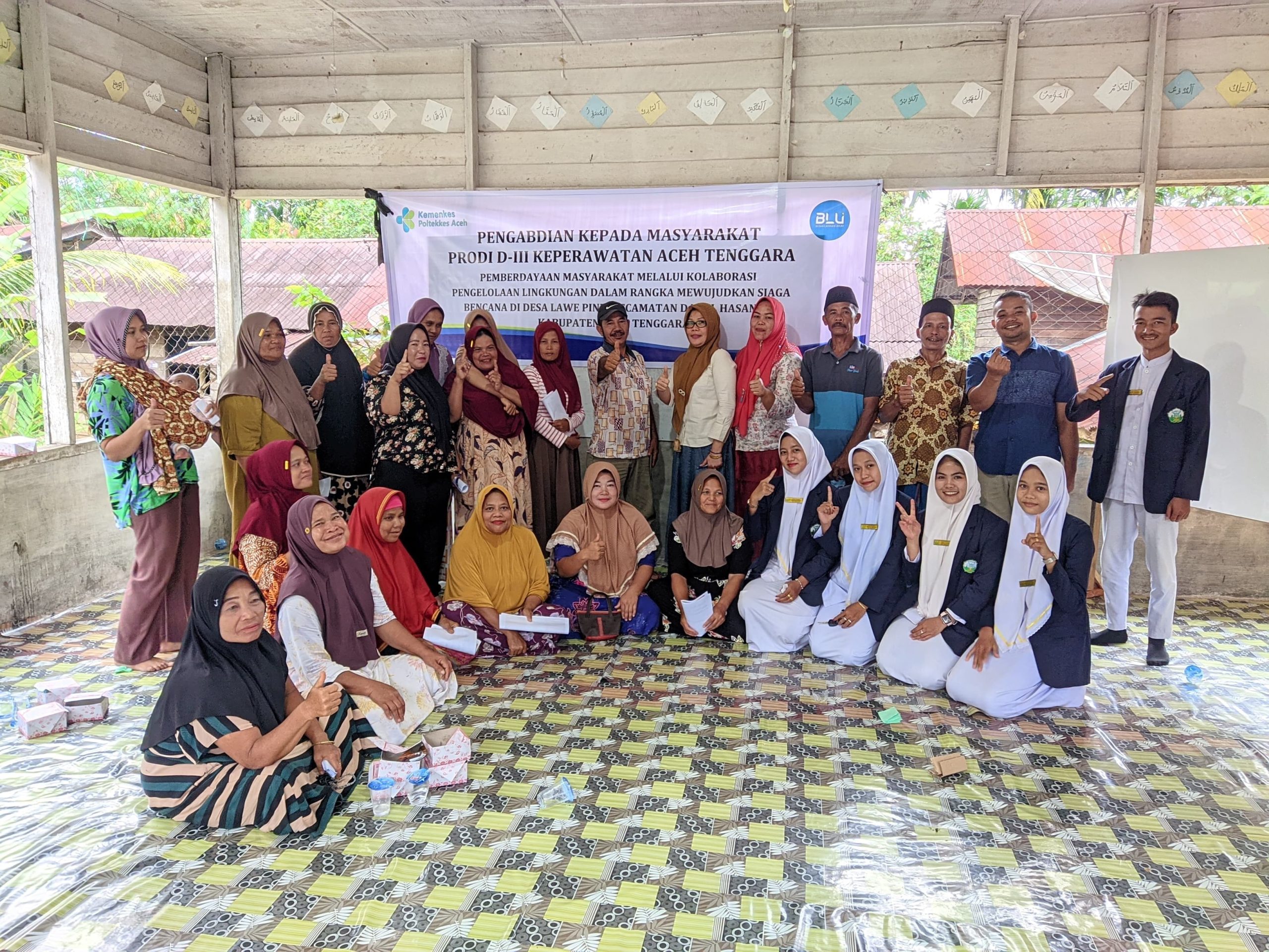 Tim Eliati, S.Kep., M.K.M Dari Prodi Keperawatan Aceh Tenggara Poltekkes Kemenkes Aceh Latih Kader Desa Siaga Bencana melalui Tanaman Toga di Desa Lawe Pinis Kecamatan Darul Hasanah Kabupaten Aceh Tenggara