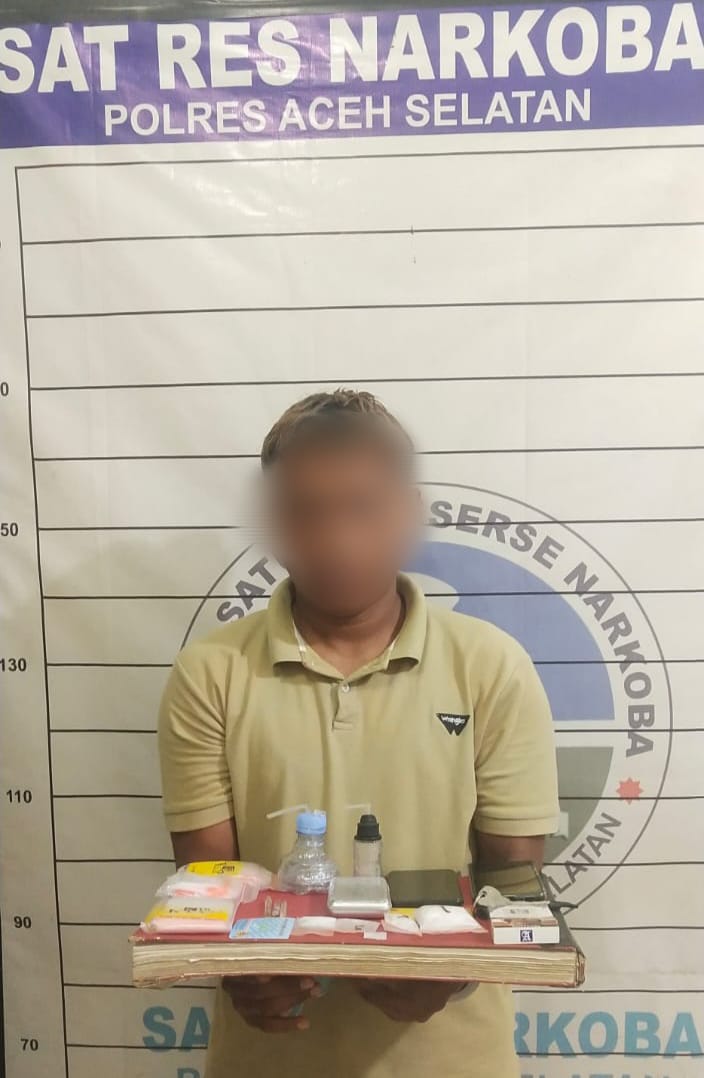 Dari Hasil Pengembangan Kasus, Satresnarkoba Polres Aceh Selatan Tangkap Pelaku Tindak Pidana Narkoba.