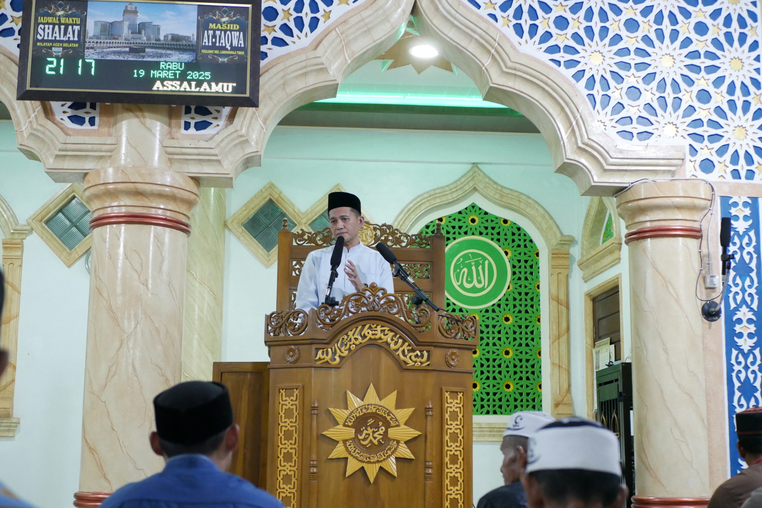 Safari Ramadhan, Bupati Aceh Selatan Ajak Masyarakat Dukung Program Ramadhan