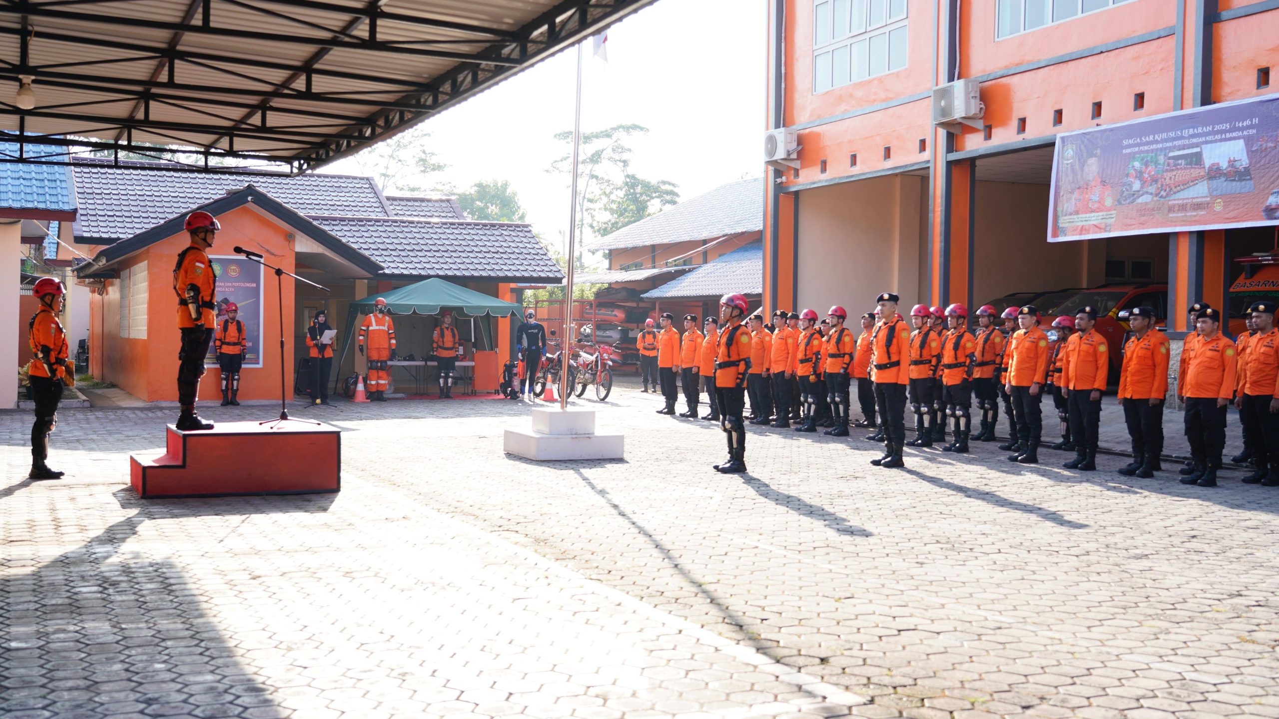 Siap Berikan Layanan SAR yang Optimal, Basarnas Aceh Gelar Siaga SAR Khusus Lebaran 1446 H/ 2025