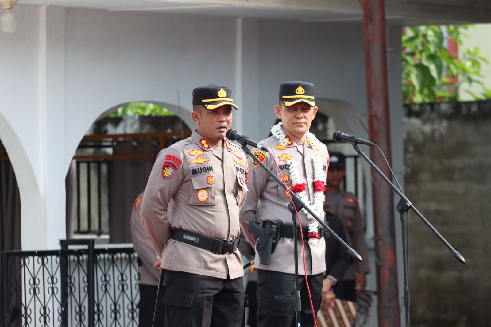 Apel Farewell Parade dalam rangka Sertijab Kapolres Aceh Selatan