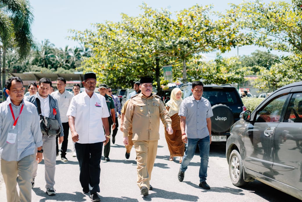Ketua PMI Kunjungi Gedung PMI Kota Subulusslaam Bersama Pemeritah Kota Subulussalam