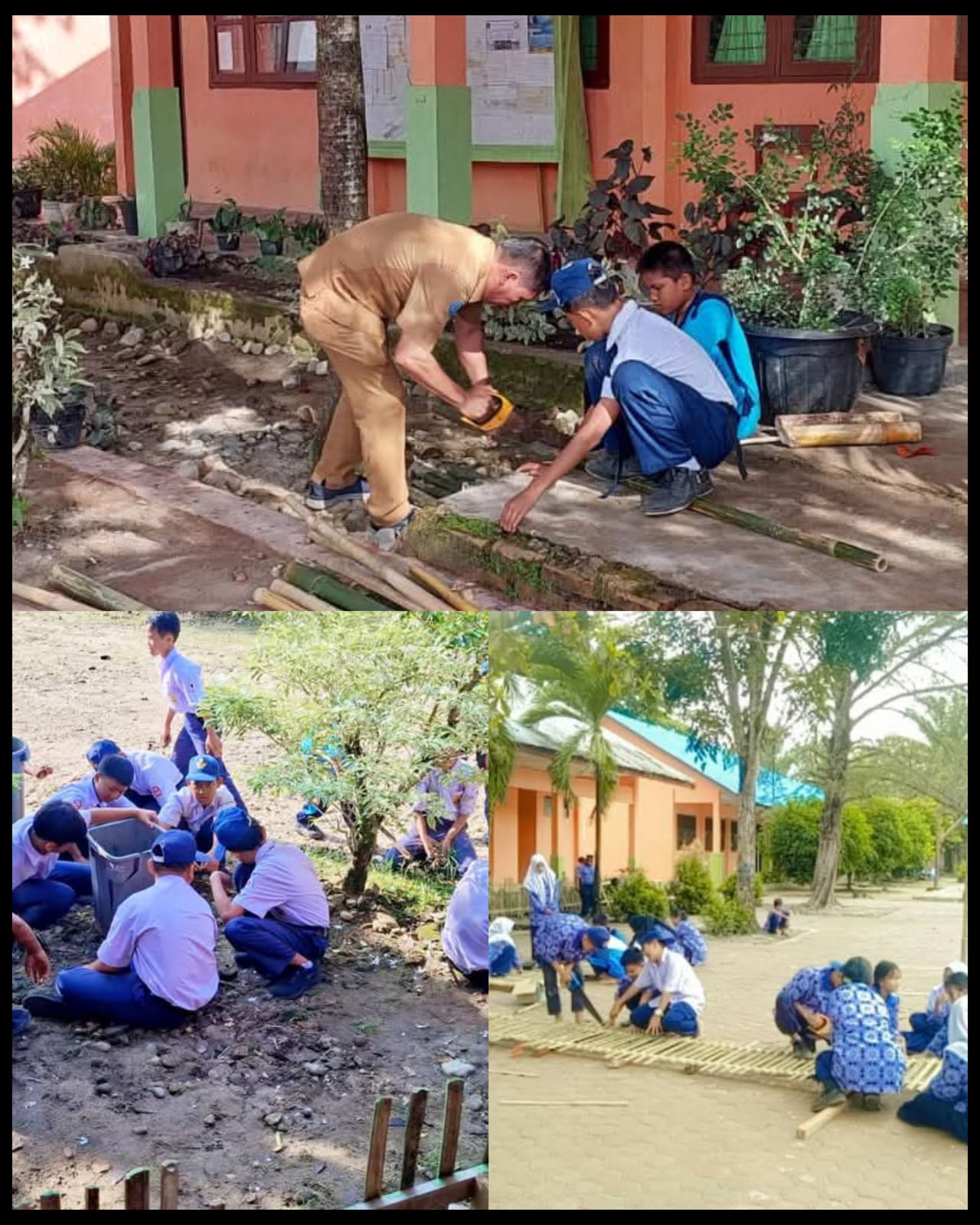 Gerakan Bersih Di Terapkan Oleh SMP 1 Penanggalan Sukses Dan Gerakan Itu Berjalan