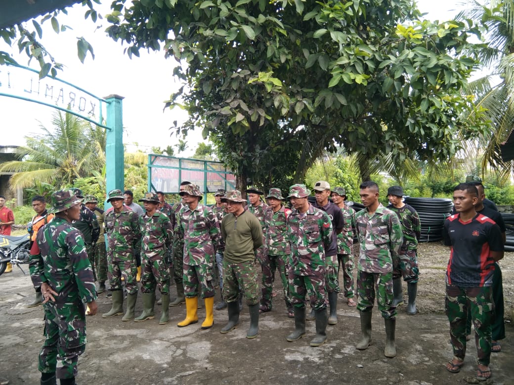 Satgas TMMD ke-124 Kodim 0107/Aceh Selatan Awali Pekerjaan Dengan Rutin Melaksanakan Apel