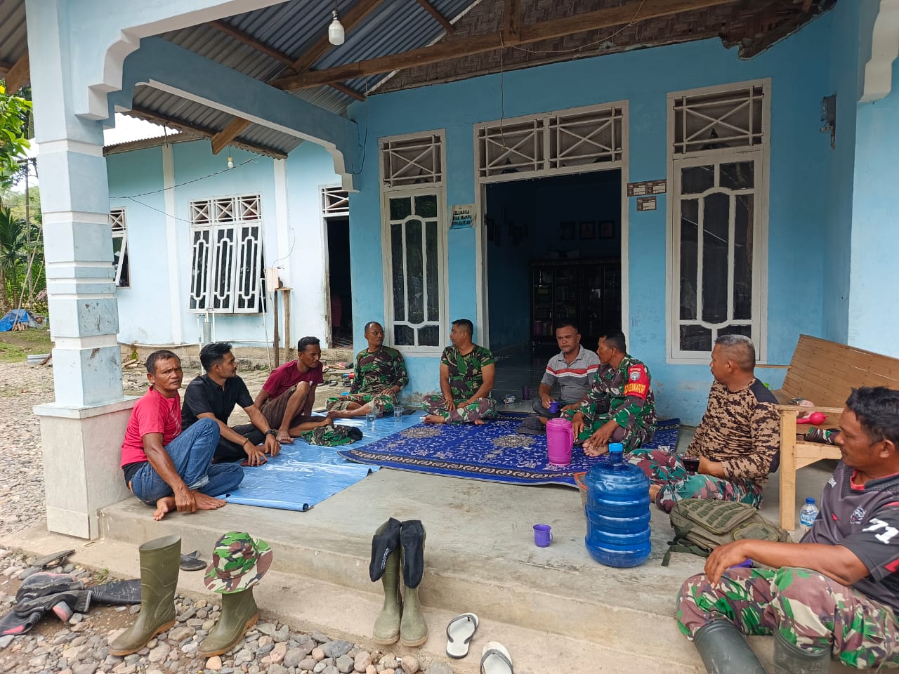 Warga Paya Pelumat Labuhanhaji Timur Sambut Baik Kehadiran Satgas TMMD ke 125 Kodim 0107/Aceh Selatan