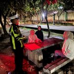 Cegah Aksi Kriminal dan Jaga Arus Lalu Lintas, Sat Lantas Polres Aceh Selatan Giatkan Patroli Malam