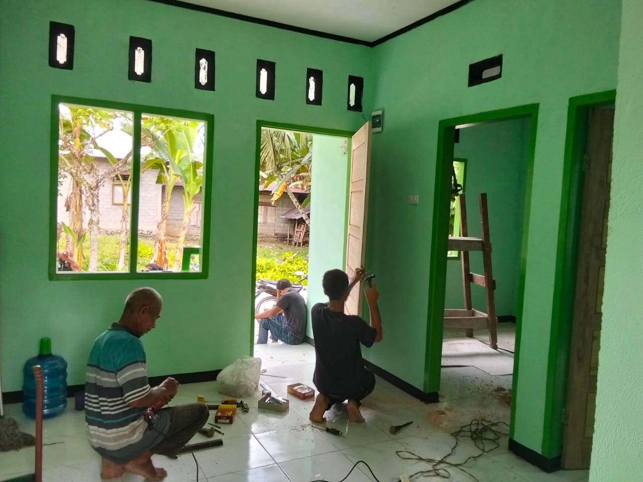 ‎Sasaran Fisik RTLH TMMD ke-124 Kodim 0107/Aceh Selatan Masuk Tahap Finishing