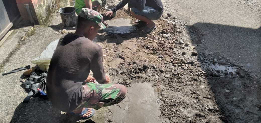 ‎Memasuki Minggu Terakhir, Jalur Pipanisasi TMMD ke-124 Kodim 0107/Aceh Selatan Masuk Tahap Finishing