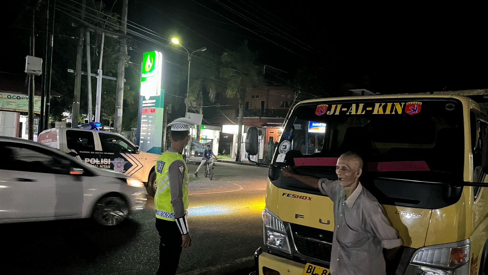 Sat Lantas Polres Aceh Selatan Gelar Patroli Blue Light Cegah Premanisme dan Ciptakan Keamanan Malam Hari
