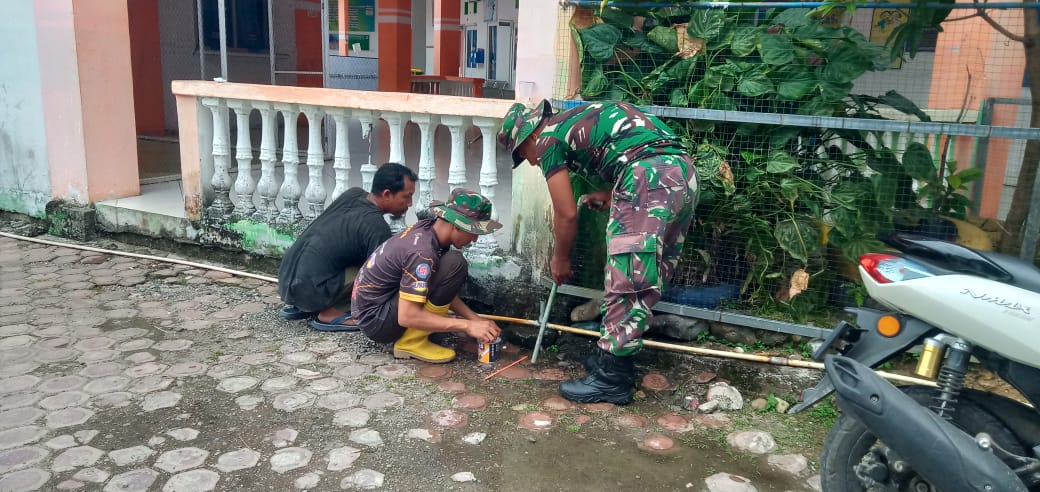 Asa Warga Labuhanhaji Timur Segera Terwujud, Satgas TMMD Ke-124 Mulai Salurkan Pipa Air ke Rumah dan Fasilitas Umum