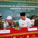 Hadiri Pengukuhan MPU, Bupati H Mirwan MS : Ulama Adalah Lampu Penerang Bagi Masyarakat