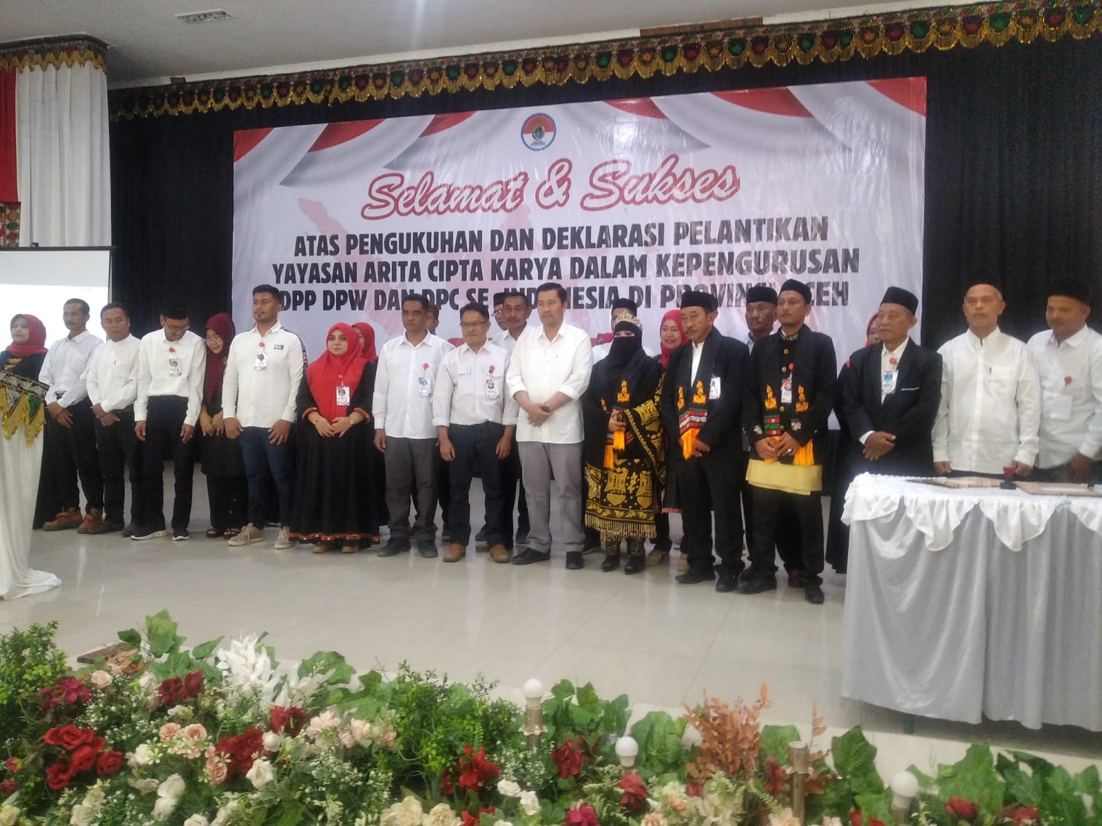 Bupati Aceh Tengah Drs. Haili Yoga, M.Si Hadiri Pengukuhan dan Deklarasi Pelantikan Yayasan Arita Cipta Karya Dalam Kepengurusan DPP, DPW dan DPC se – Indonesia