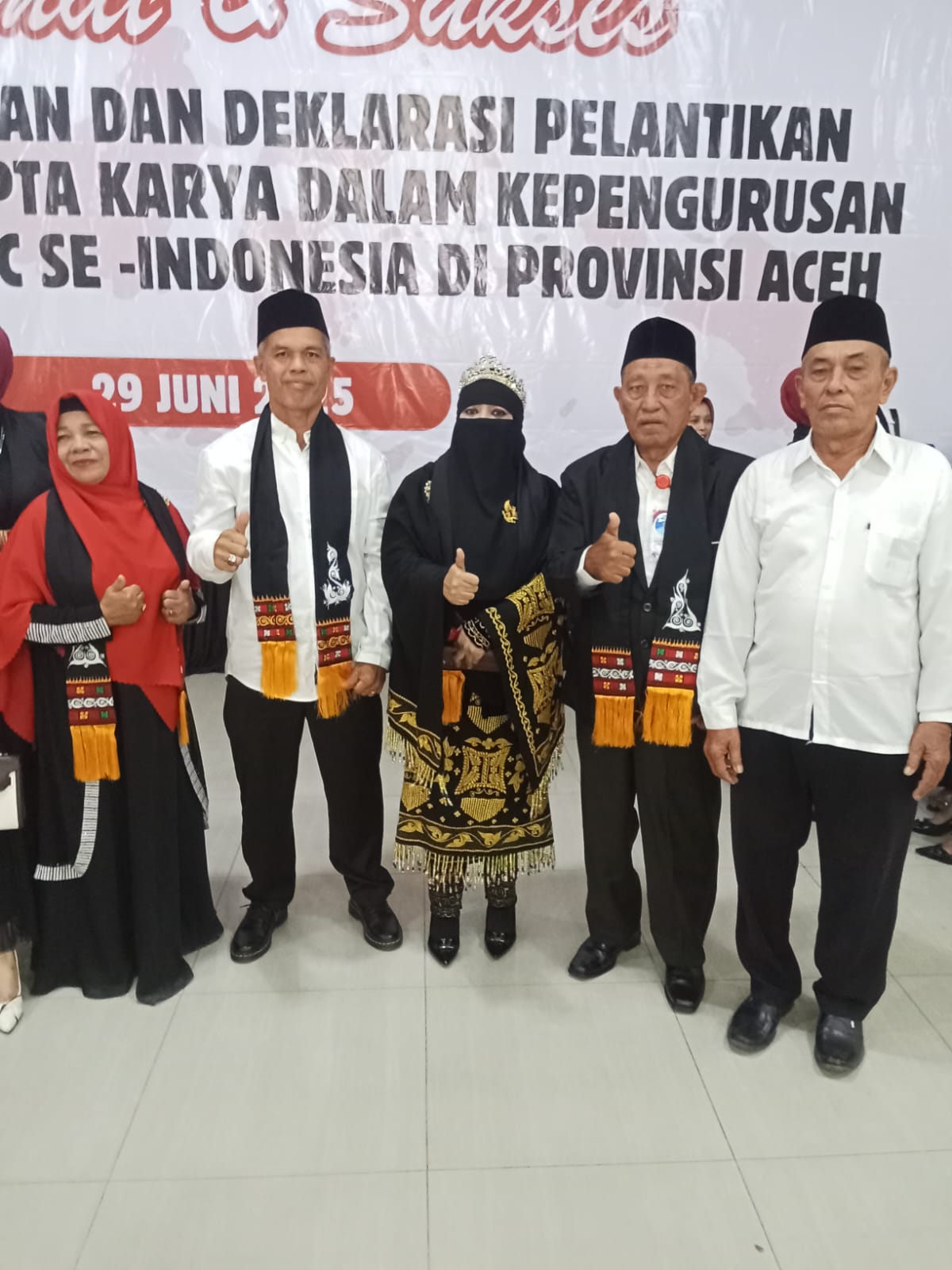 H. Sukardi Nasution Ketua DPW Arita Cipta Karya dari Sumatera Utara, Jauh-jauh Dari Tapanuli Selatan Hadiri Acara Pengukuhan
