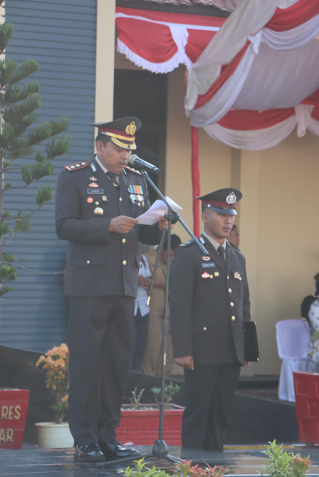Polres Aceh Barat Gelar Upacara Peringatan Hari Bhayangkara ke-79, Kapolres Sampaikan Komitmen Polri untuk Masyarakat