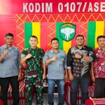 ‎Dandim 0107/Aceh Selatan Terima Kunjungan Silaturrahmi Ketua Umum FAJI Aceh Selatan