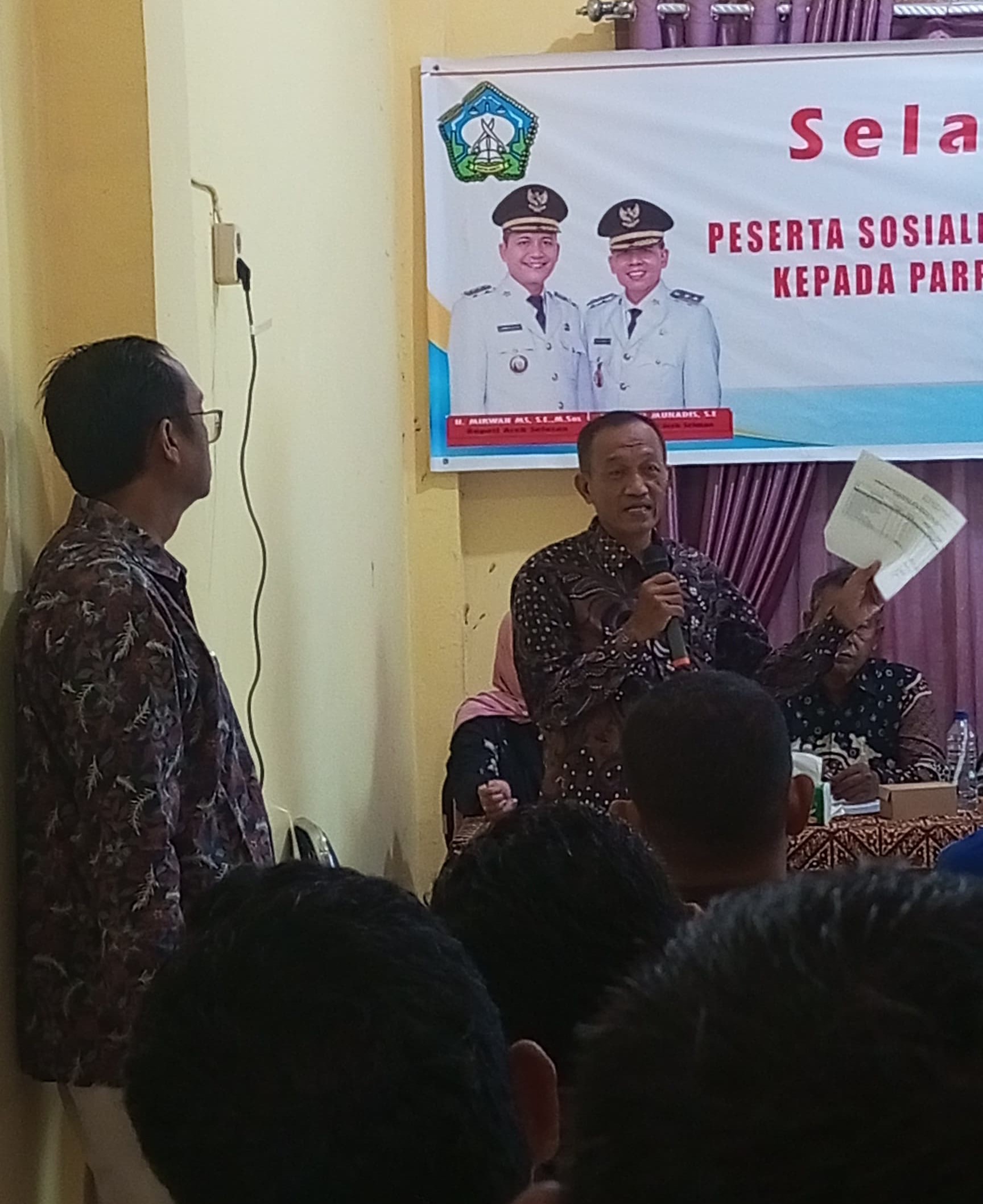 Kesbangpol Aceh Selatan Melaksanakan Sosialisasi Tentang Tatacara Pencairan dan Pertanggungjawaban Dana Hibah Kepada Partai Politik