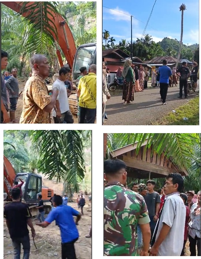 Memanas !!! Masyarakat Gampong Durian Kawan Kluet Timur, Lakukan Aksi Penolakan Terhadap Perambahan Hutan Adat