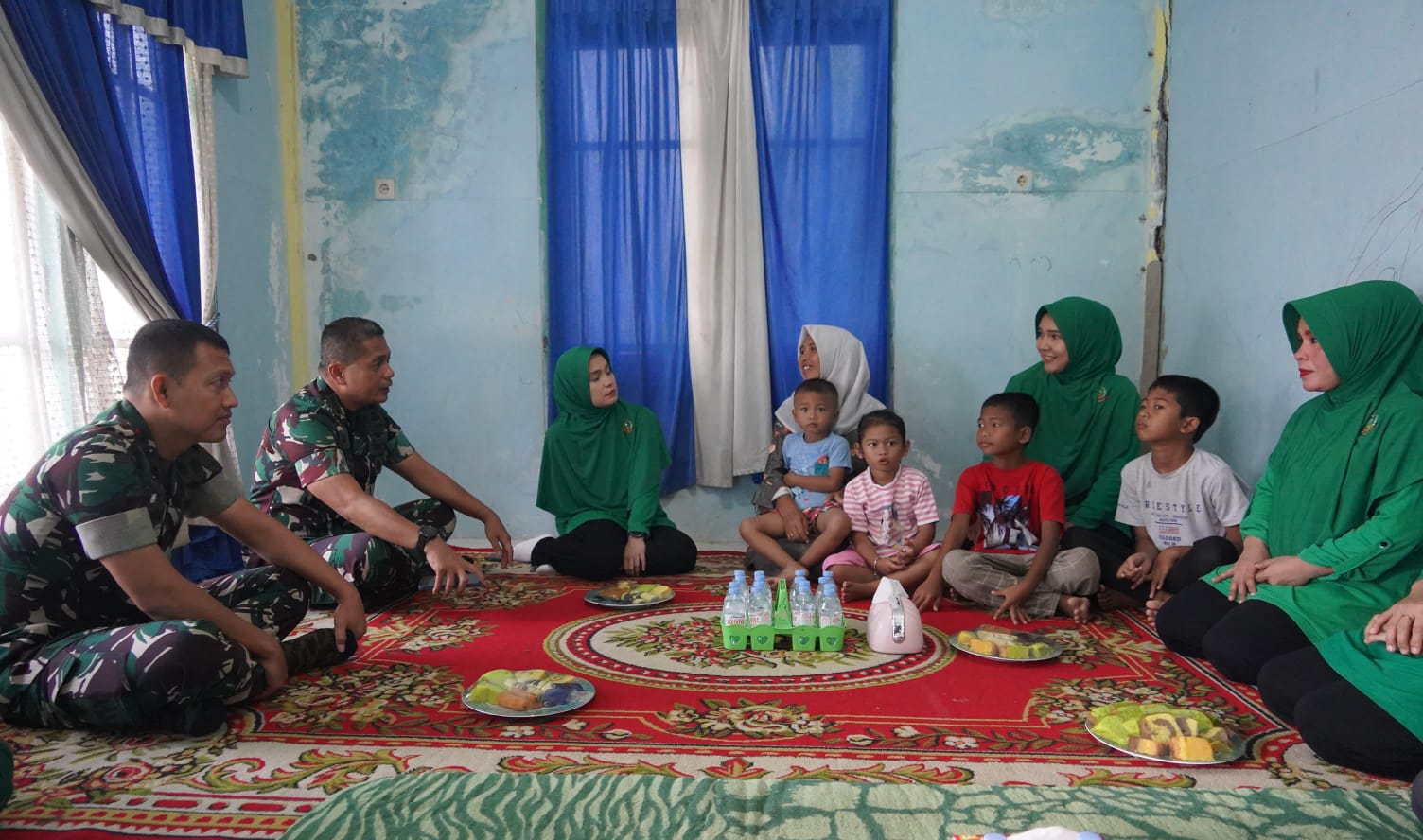 ‎Bentuk Kepedulian dan Rasa Empati, Danrem 012/Teuku Umar dan Ketua Persit Kunjungi Keluarga Almarhum Koptu Agung Prayitno