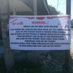 Air PDAM tidak Mengalir Berbulan-bulan Warga Bentangkan Spanduk Belasungkawa