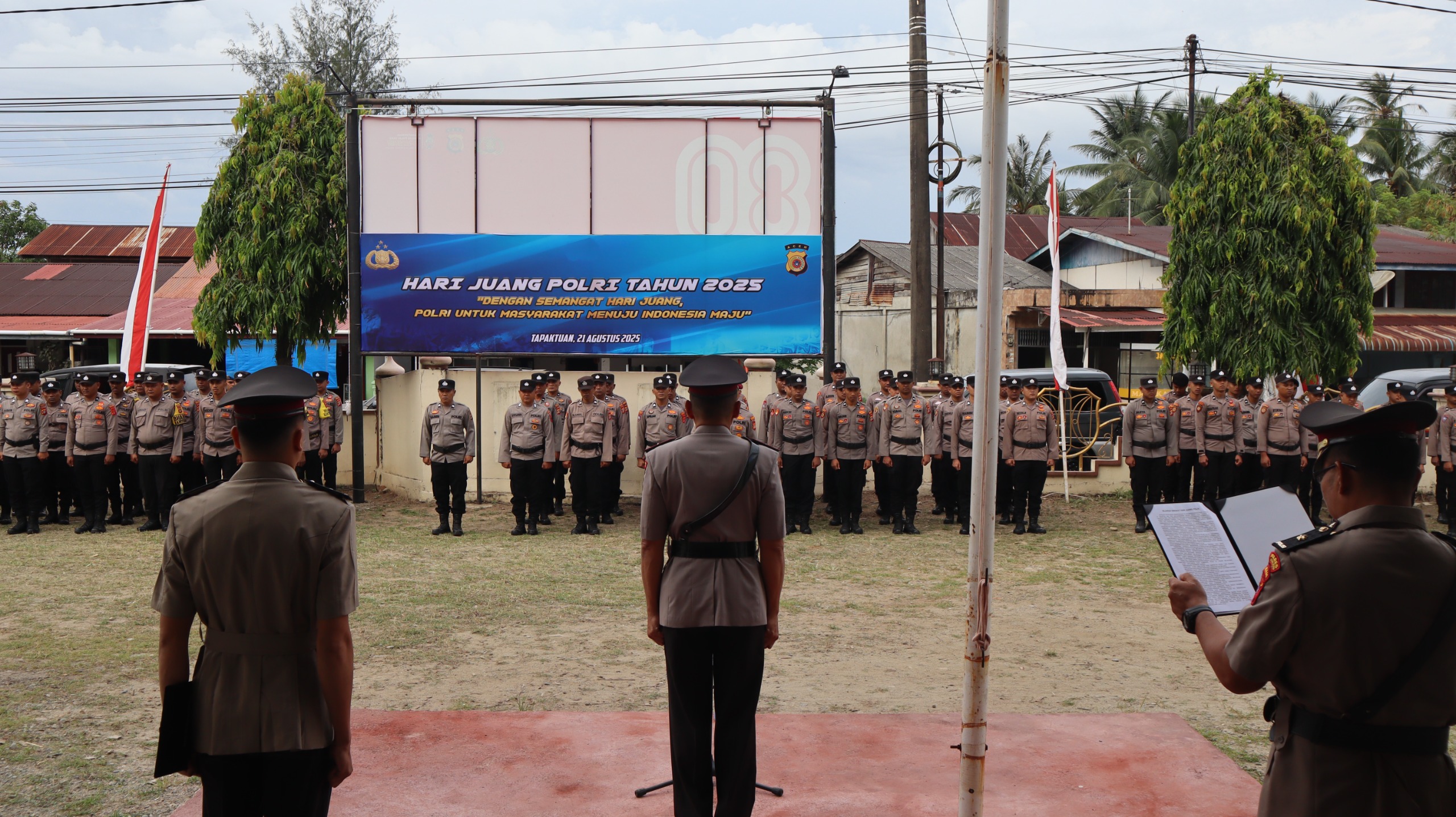 Polres Aceh Selatan Gelar Upacara Peringatan Hari Juang Polri 2025