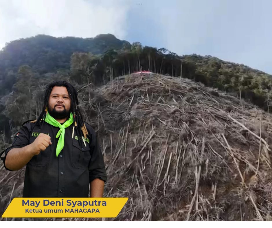 MAHAGAPA Mengutuk Keras Terjadinya Perambahan di Kawasan Hutan Lindung Sekitaran Danau Laut Tawa