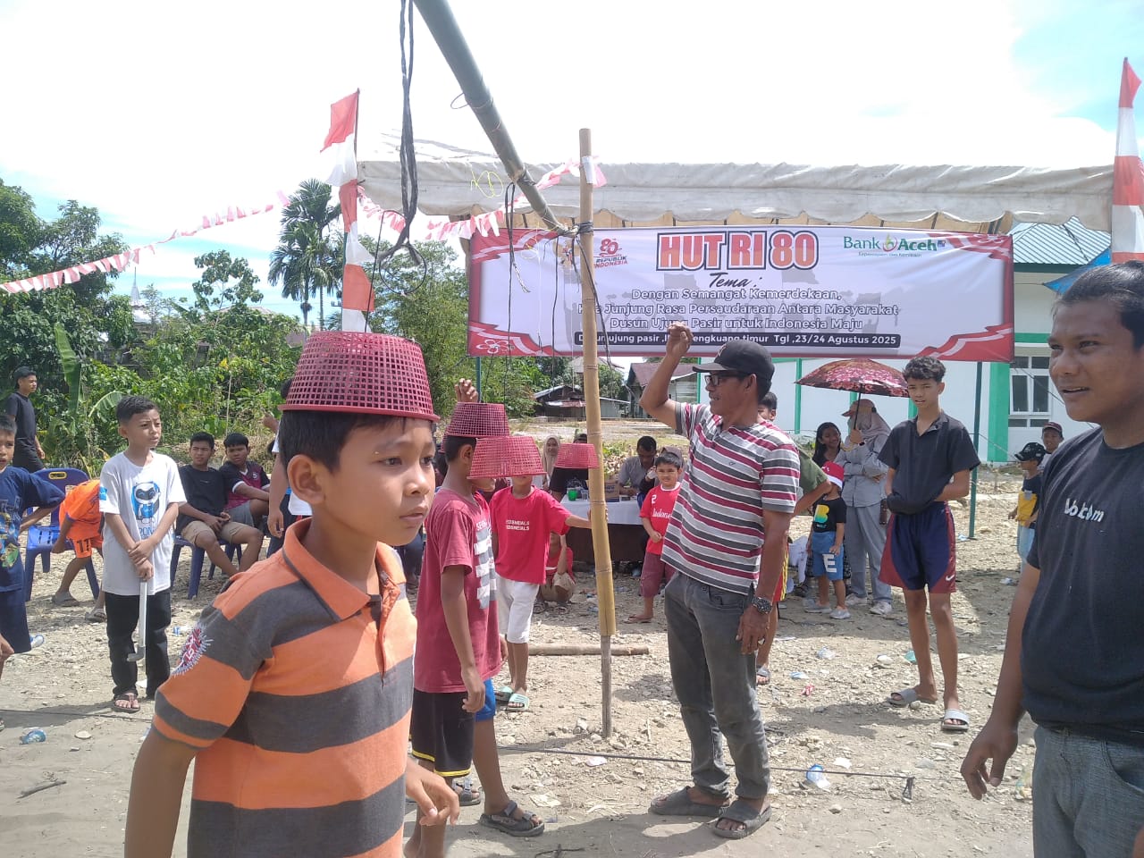Meriahkan HUT ke-80 RI Tahun 2025, Pemuda Dusun Ujung Pasir Gelar Berbagai Lomba