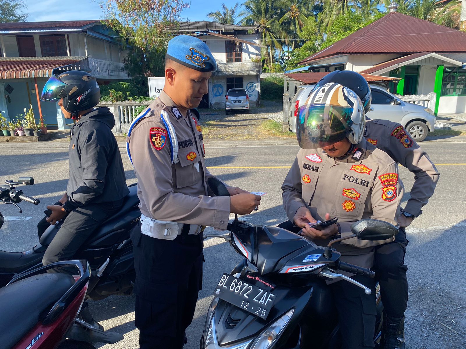 Sipropam Polres Aceh Selatan Laksanakan Gaktibplin, Personel Tertib Tanpa Pelanggaran