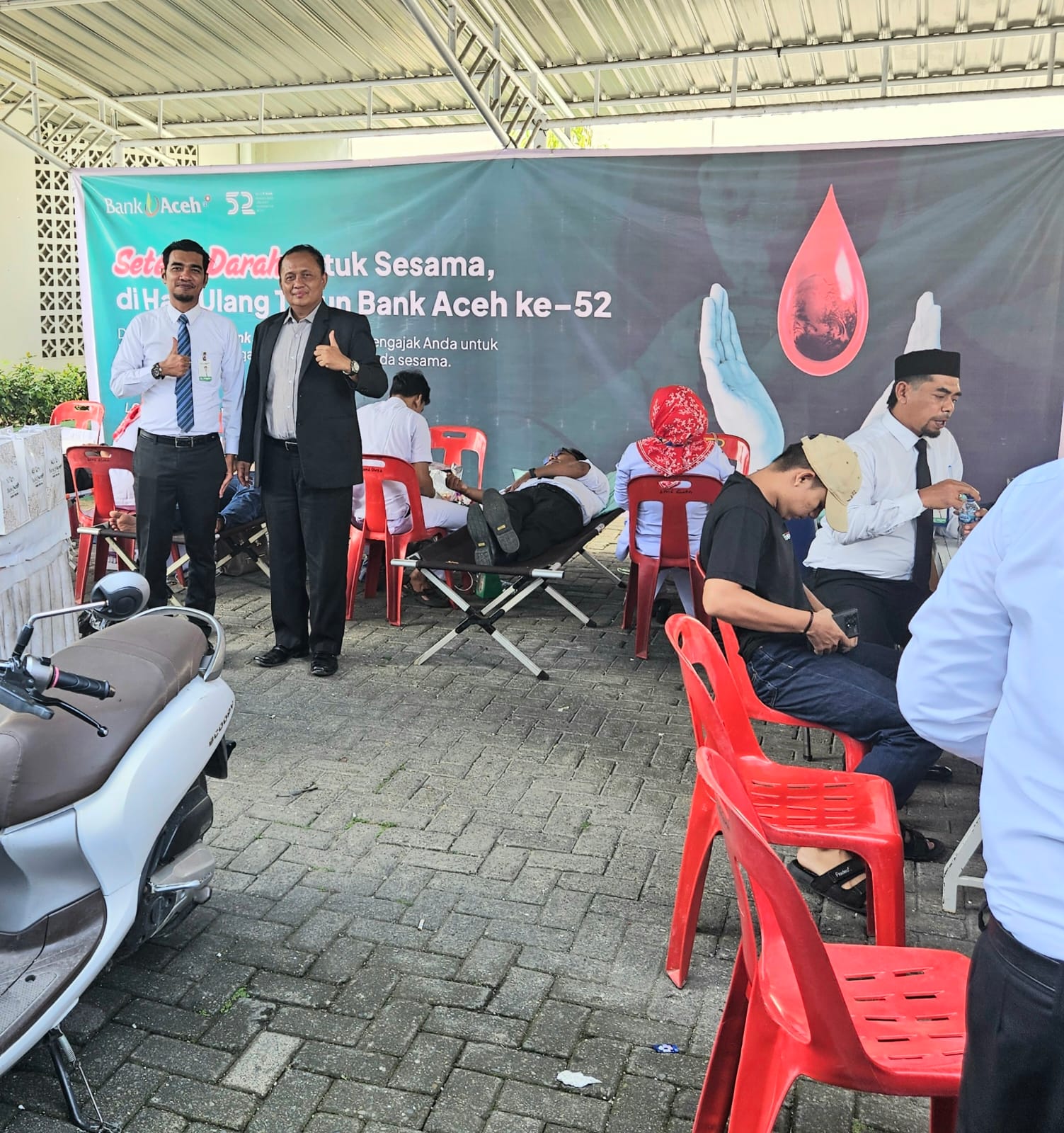 HUT Bank Aceh ke-52, Bank Aceh Cabang Tapaktuan Gelar Kegiatan Donor Darah