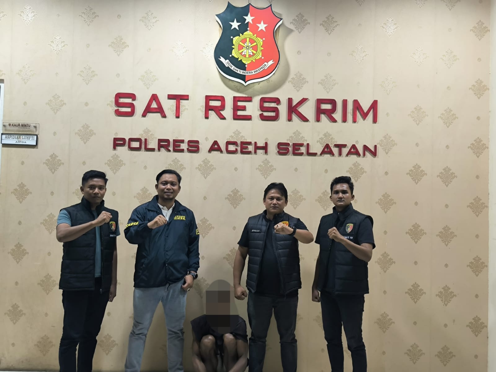 Kurang dari Tiga Jam, Sat Reskrim Polres Aceh Selatan Ringkus Pelaku Pembunuhan Anak Kandung