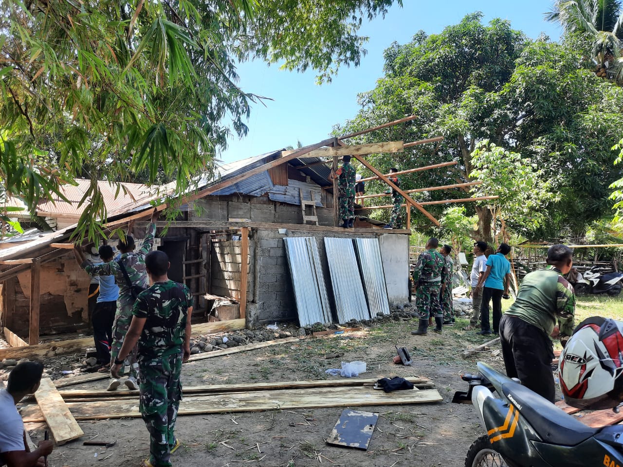 Bersama Pemerintah, TNI Aceh Selatan Hadirkan Rumah Layak Untuk Masyarakat Kurang Mampu