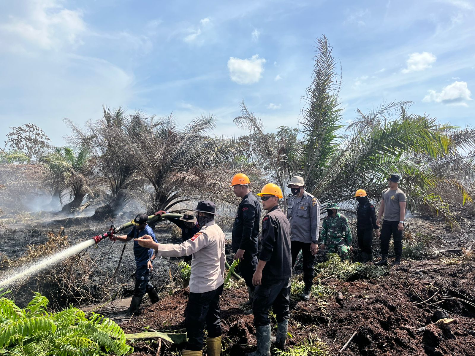 Hari ke-10 Penanganan Karhutla di Bakongan, Api Padam Total Berkat Kerja Sama Tim Satgas