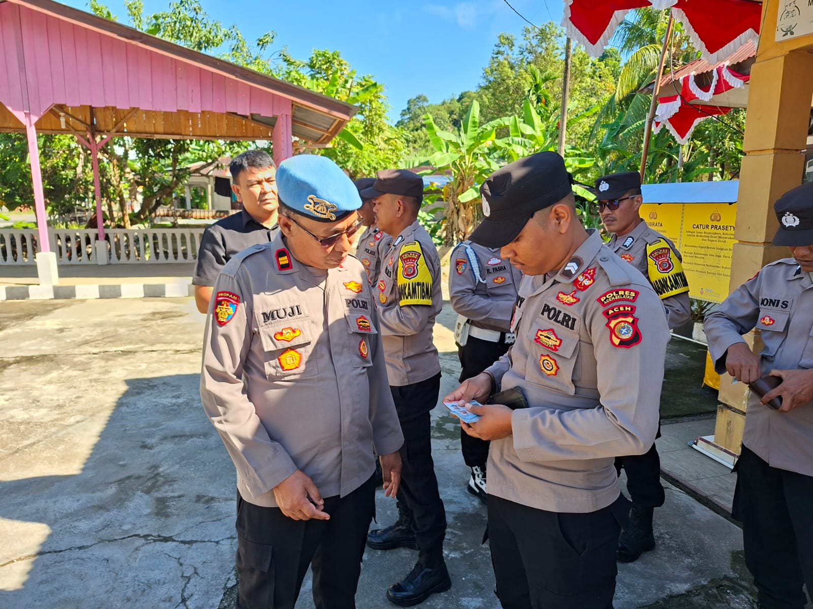 Propam Polres Aceh Selatan Gelar Gaktibplin Personel di Polsek Jajaran Wilayah Barat