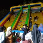 Permainan Istana Balon Jadi Tempat Favorit di Ajang Rapai Debus
